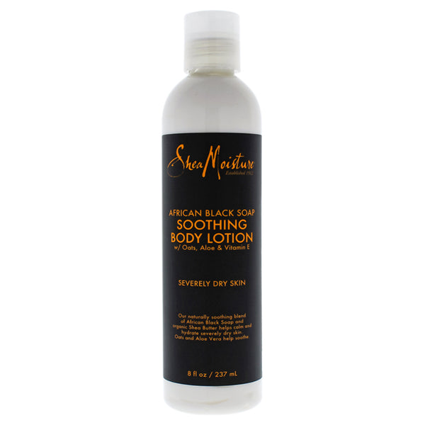 Shea Moisture African Black Soap Soothing Body Lotion by Shea Moisture for Unisex - 8 oz Body Lotion