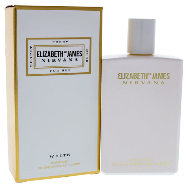 Elizabeth and James Nirvana White Body Oil by Elizabeth and James for Women - 3.4 oz Oil