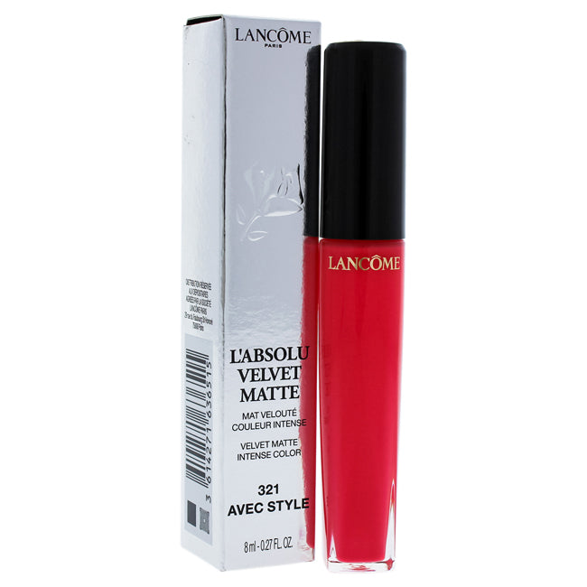 Lancome LAbsolu Velvet Matte Lip Gloss - # 321 Avec Style by Lancome for Women - 0.27 oz Lip Gloss