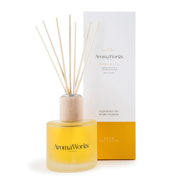 Aromaworks Serenity Reed Diffuser by Aromaworks for Unisex - 6.76 oz Reed Diffusers