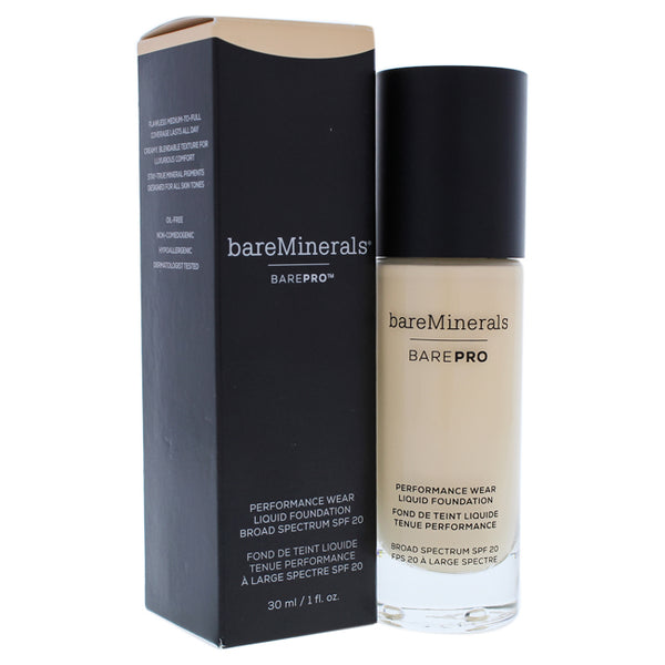 bareMinerals Barepro Performance Wear Liquid Foundation SPF 20 - 07 Warm Light by bareMinerals for Women - 1 oz Foundation