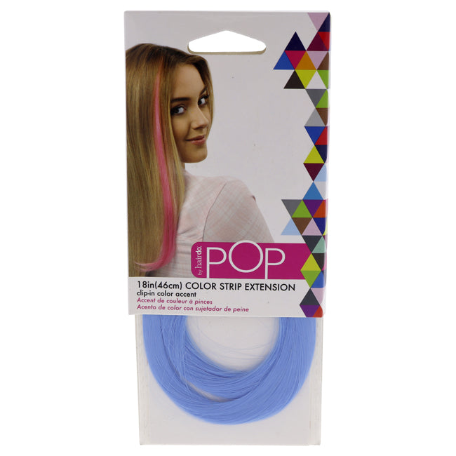 Hairdo Pop Color Strip Extension - Royal Blue by Hairdo for Women - 18 Inch Hair Extension