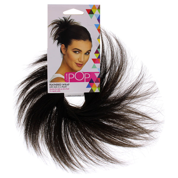 Hairdo Pop Feather Wrap - R6 Dark Chocolate by Hairdo for Women - 1 Pc Hair Wrap