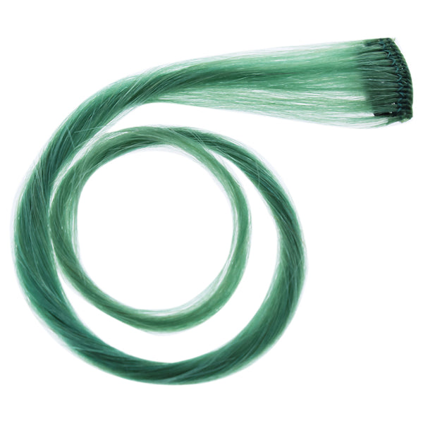 Hairdo Human Hair Color Strip - Teal by Hairdo for Women - 16 Inch Color Strip