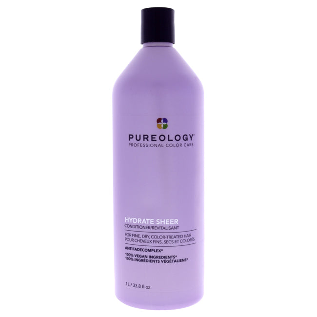 Pureology Hydrate Sheer Conditioner by Pureology for Unisex - 33.8 oz Conditioner
