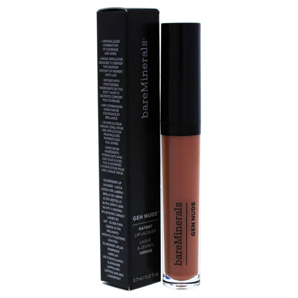 bareMinerals Gen Nude Patent Lip Lacquer - Squad by bareMinerals for Women - 0.12 oz Lipstick