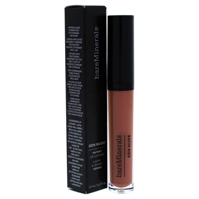 bareMinerals Gen Nude Patent Lip Lacquer - Squad by bareMinerals for Women - 0.12 oz Lipstick