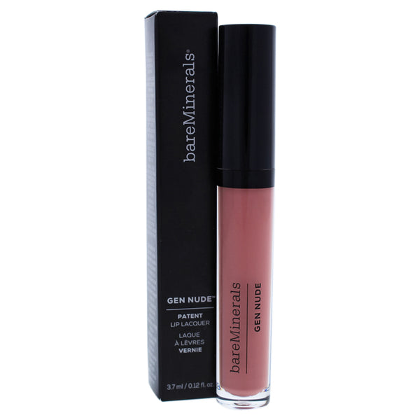 bareMinerals Gen Nude Patent Lip Lacquer - Major by bareMinerals for Women - 0.12 oz Lipstick