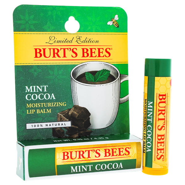 Burt's Bees Mint Cocoa Moisturizing Lip Balm Blister by Burts Bees for Unisex - 0.15 oz Lip Balm