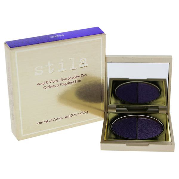 Stila Vivid and Vibrant Eyeshadow Duo - Amethyst by Stila for Women - 0.09 oz Eyeshadow