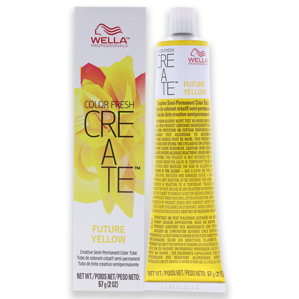 Wella Color Fresh Create Semi-Permanent Color - Future Yellow by Wella for Unisex - 2 oz Hair Color