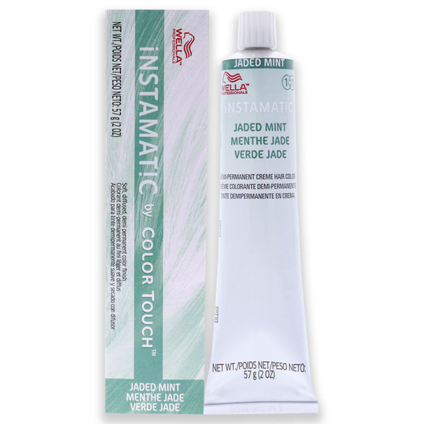 Wella Instamatic By Color Touch Demi-Permanent Hair Color - Jaded Mint by Wella for Unisex - 2 oz Hair Color