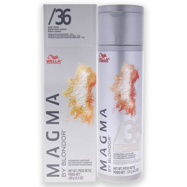 Wella Magma by Blondor Pigmented Lightener - 36 Gold Violet by Wella for Unisex - 4.2 oz Lightener