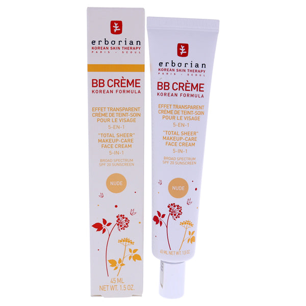 Erborian BB Cream au Ginseng SPF 20 - Nude by Erborian for Women - 1.5 oz Makeup