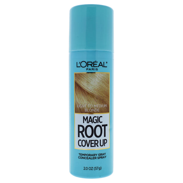 LOreal Professional Magic Root Cover Up Temporary Gray Concealer Spray - Light To Medium Blonde by LOreal Professional for Women - 2 oz Hair Color