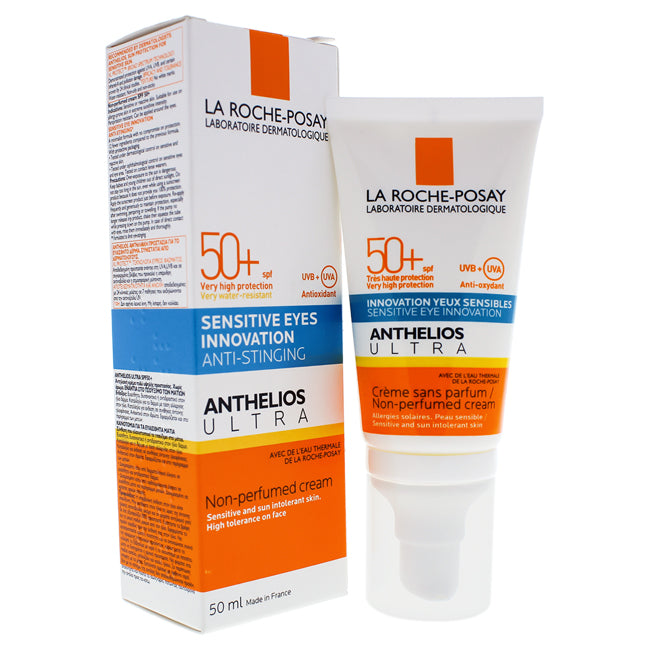 La Roche Posay Anthelios Ultra Sensitive Eyes Innovation Non-Perfumed Cream SPF 50 by La Roche-Posay for Unisex - 1.7 oz Sunscreen