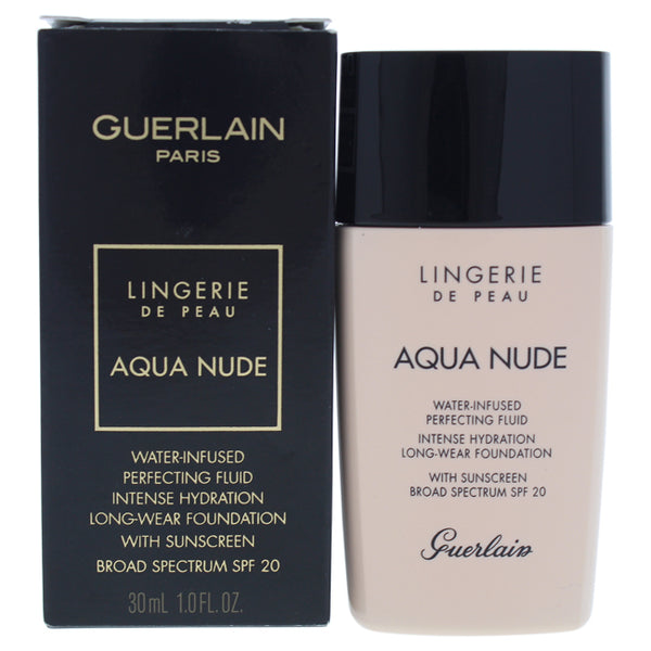 Guerlain Lingerie de Peau Aqua Nude Foundation SPF 20 - 02N Light by Guerlain for Women - 1 oz Foundation