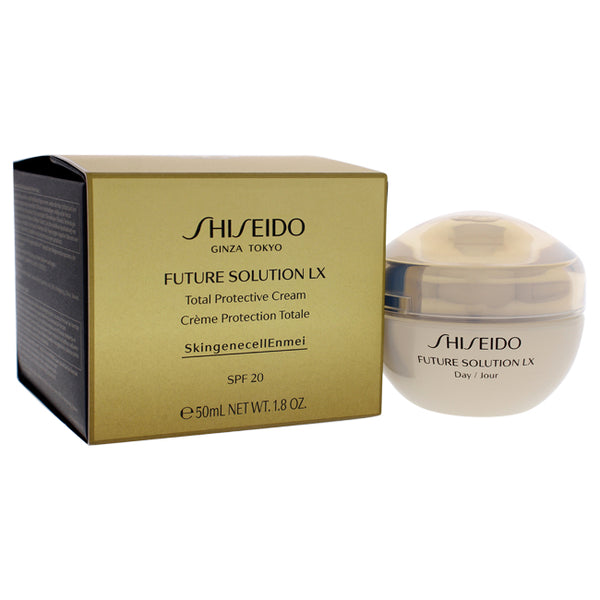 Shiseido Future Solution LX Total Protective Cream SPF 20 by Shiseido for Unisex - 1.8 oz Cream