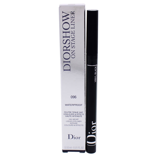 Christian Dior Diorshow On Stage Liquid Eyeliner Waterproof - 096 Vinyl Black by Christian Dior for Women - 0.01 oz Eyeliner