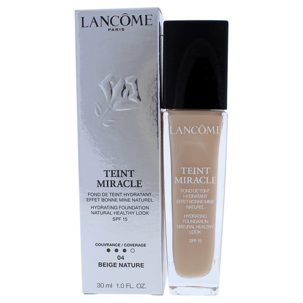 Lancome Teint Miracle Hydrating Foundation SPF 15 - # 04 Beige Nature by Lancome for Women - 1 oz Foundation