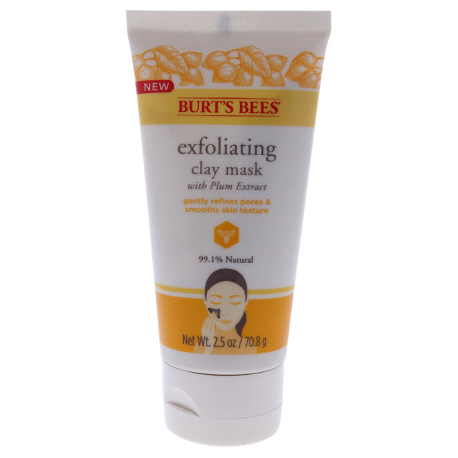 Burts Bees Exfoliating Clay Mask by Burts Bees for Unisex - 2.5 oz Mask