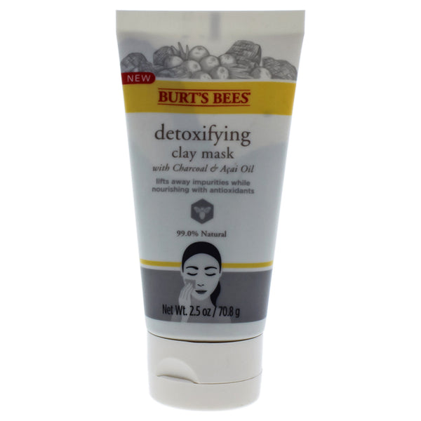 Burts Bees Detoxifying Clay Mask by Burts Bees for Unisex - 2.5 oz Mask