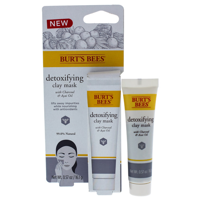Burts Bees Detoxifying Clay Mask by Burts Bees for Unisex - 0.57 oz Mask