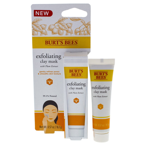 Burts Bees Exfoliating Clay Mask by Burts Bees for Unisex - 0.57 oz Mask