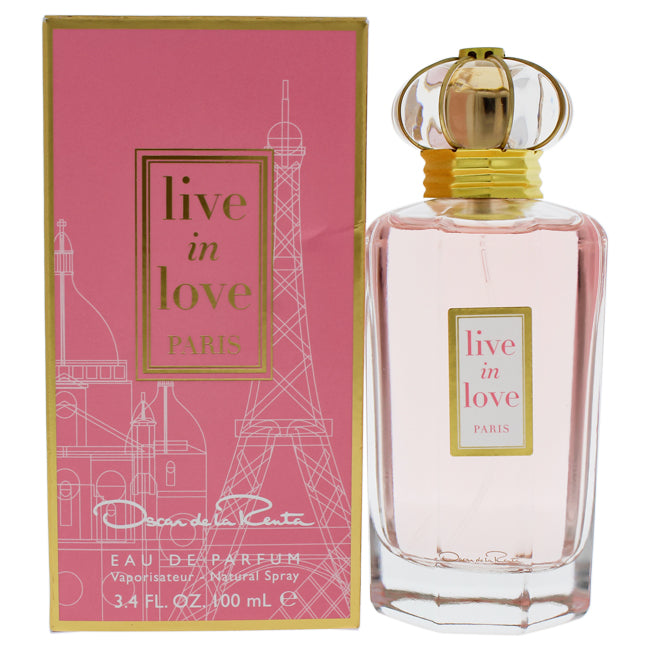 Oscar De La Renta Live In Love Paris by Oscar De La Renta for Women - 3.4 oz EDP Spray