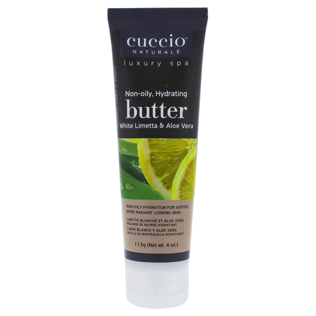 Cuccio Butter White Limetta and Aloe Vera by Cuccio for Unisex - 4 oz Body Cream