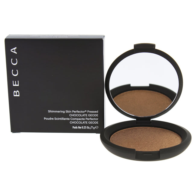 Becca Shimmering Skin Perfector Pressed Highlighter - Chocolate Geode by Becca for Women - 0.25 oz Highlighter