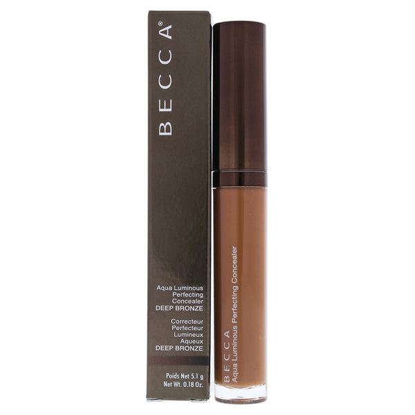 Becca Aqua Luminous Perfecting Concealer - Deep Bronze by Becca for Women - 0.18 oz Concealer