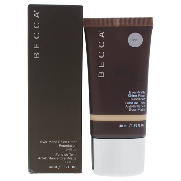 Becca Ever-Matte Shine Proof Foundation - Shell by Becca for Women - 1.35 oz Foundation