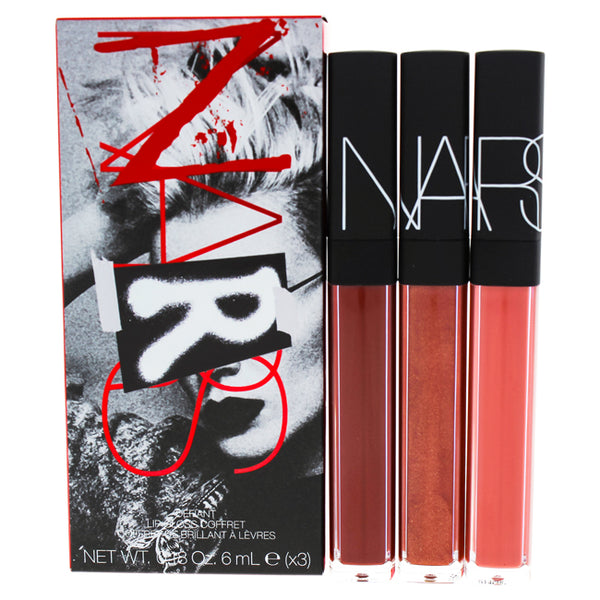 NARS Defiant Lip Gloss Coffret by NARS for Women - 3 x 0.18 oz Lip Gloss Big Trouble, Bite, Noise