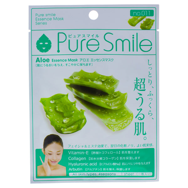 Pure Smile Essence Mask - Aloe by Pure Smile for Women - 0.8 oz Mask