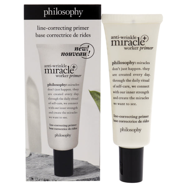 Philosophy Anti-Wrinkle Miracle Worker Primer Plus Line-Correcting Primer by Philosophy for Women - 0.9 oz Primer