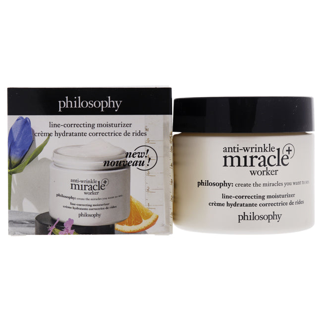 Philosophy Anti-Wrinkle Miracle Worker Plus Line-Correcting Moisturizer by Philosophy for Unisex - 2 oz Moisturizer