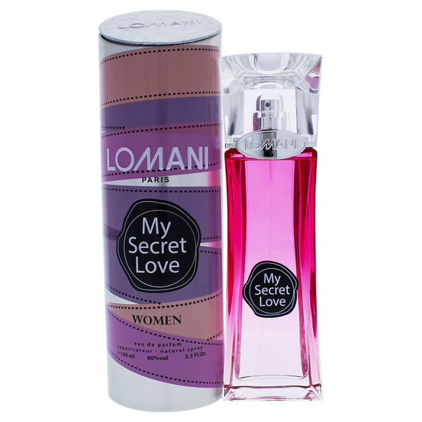 Lomani My Secret Love by Lomani for Women - 3.3 oz EDP Spray