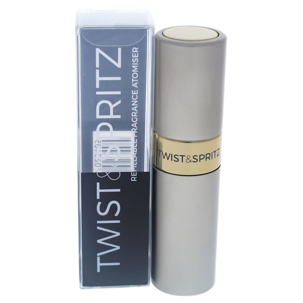 Twist and Spritz Twist and Spritz Atomiser - Silver by Twist and Spritz for Women - 8 ml Refillable Spray (Empty)