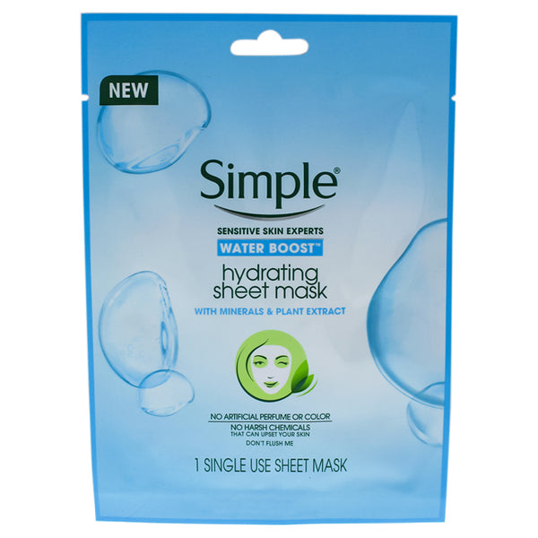Simple Water Boost Hydrating Sheet Mask by Simple for Women - 1 Pc Mask
