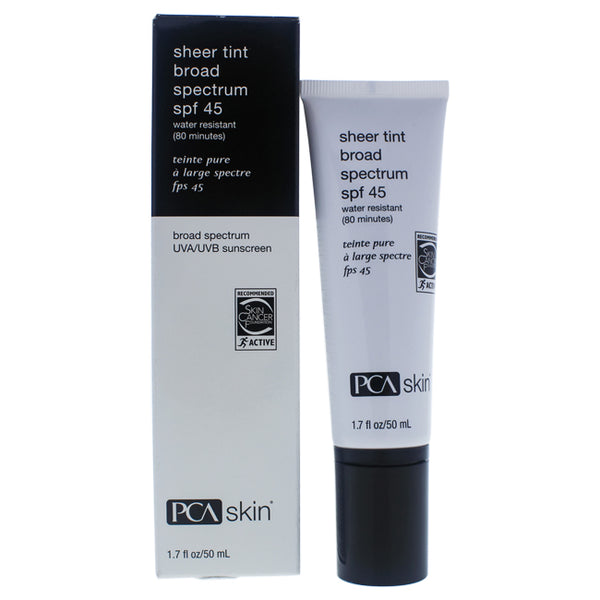 PCA Skin Sheer Tint SPF 45 by PCA Skin for Unisex - 1.7 oz Sunscreen