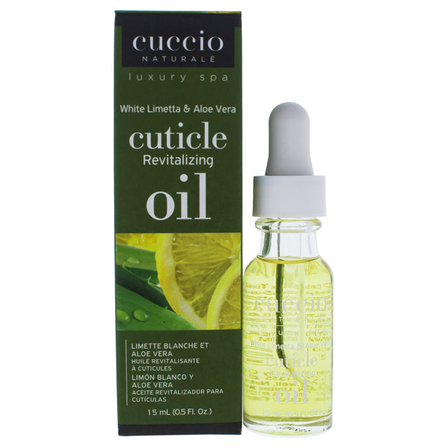 Cuccio Cuticle Revitalizing Oil - White Limetta and Aloe Vera Manicure by Cuccio for Unisex - 0.5 oz Oil