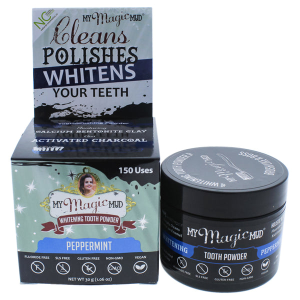 My Magic Mud Whitening Tooth Powder - Peppermint by My Magic Mud for Unisex - 1.06 oz Tooth Powder