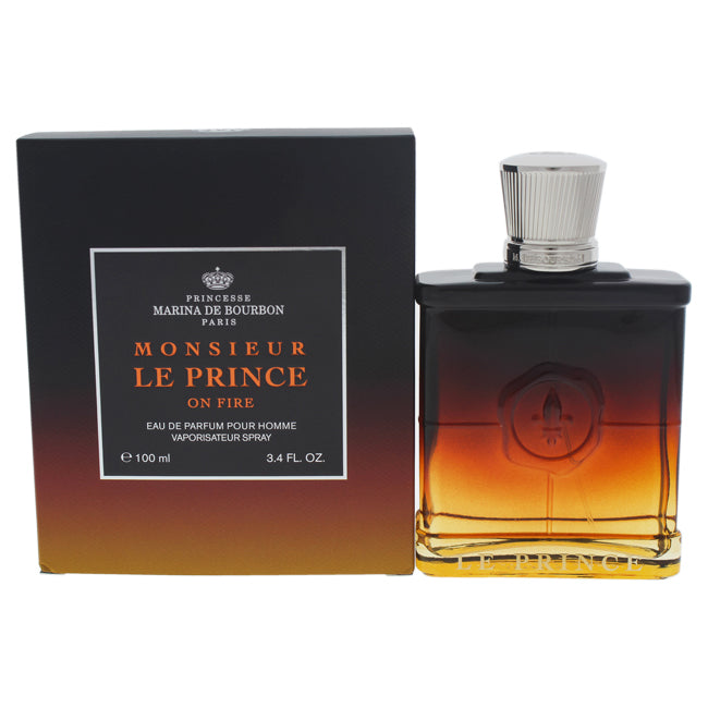 Princesse Marina de Bourbon Monsieur Le Prince On Fire by Princesse Marina de Bourbon for Men - 3.4 oz EDP Spray