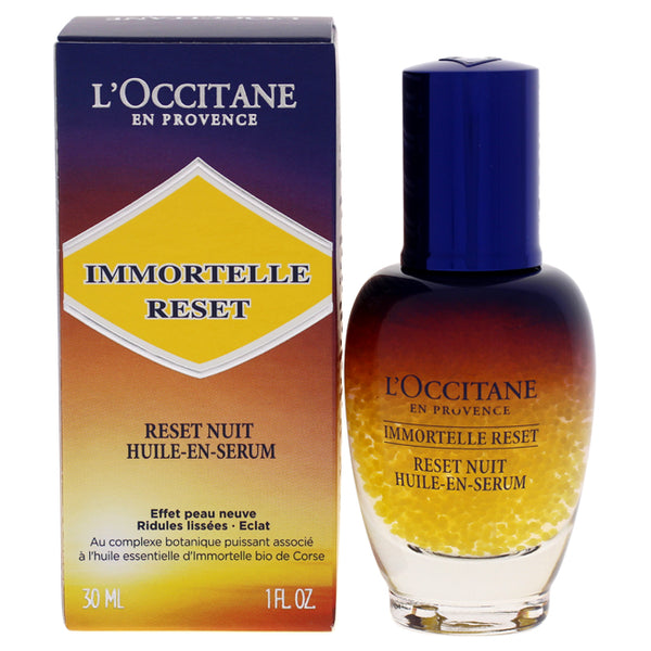 LOccitane Immortelle Reset Overnight Oil-In Serum by LOccitane for Women - 1 oz Serum