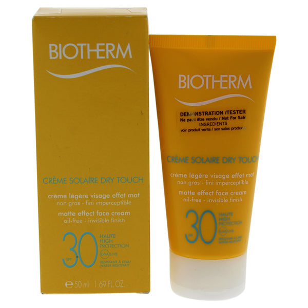 Biotherm Creme Solaire Dry Touch Matte Effect Face Cream SPF 30 by Biotherm for Unisex - 1.69 oz Cream