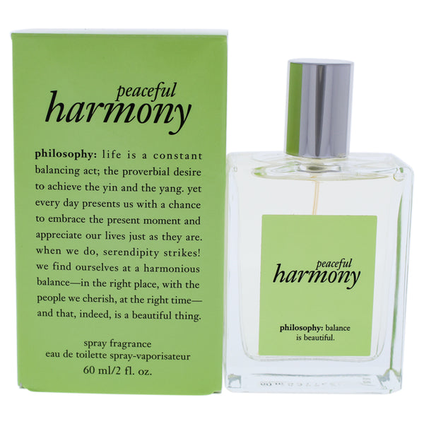 Philosophy Peaceful Harmony by Philosophy for Women - 2 oz EDT Spray