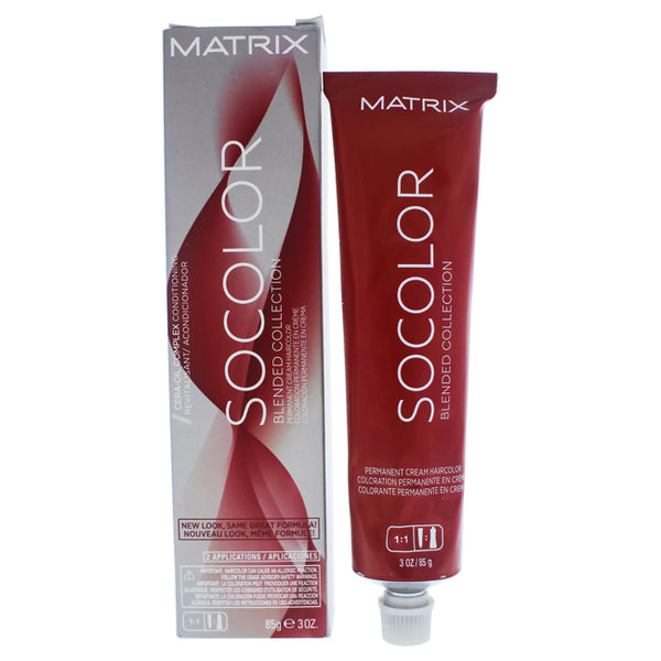 Matrix Socolor Blended Collection Cream Hair Color 6NA - Light Brown Neutral Ash by Matrix for Unisex - 3 oz Hair Color