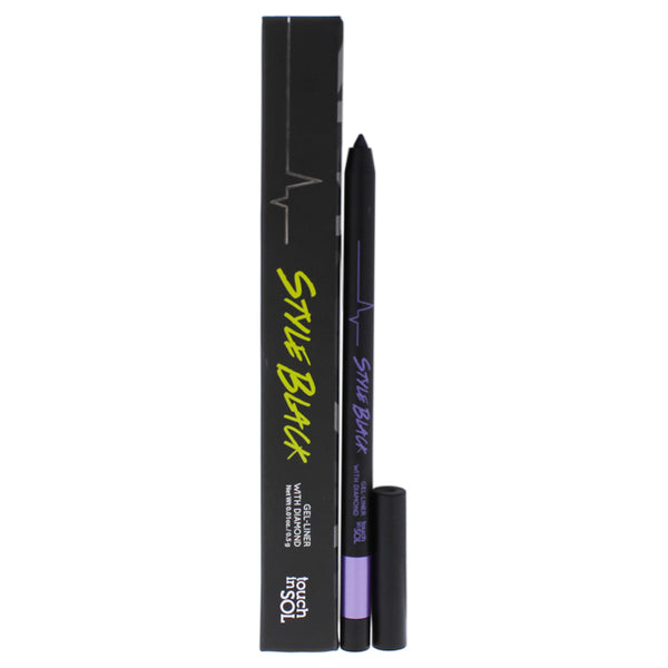 Touch In Sol Style Black Gel-Liner With Diamond - 06 Purple Amethyst by Touch In Sol for Women - 0.01 oz Eyeliner