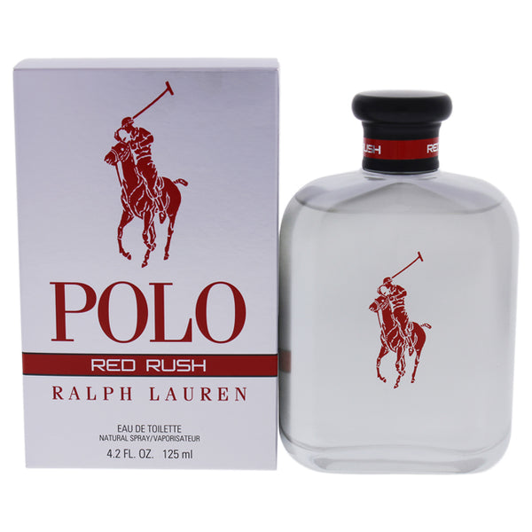 Ralph Lauren Polo Red Rush by Ralph Lauren for Men - 4.2 oz EDT Spray